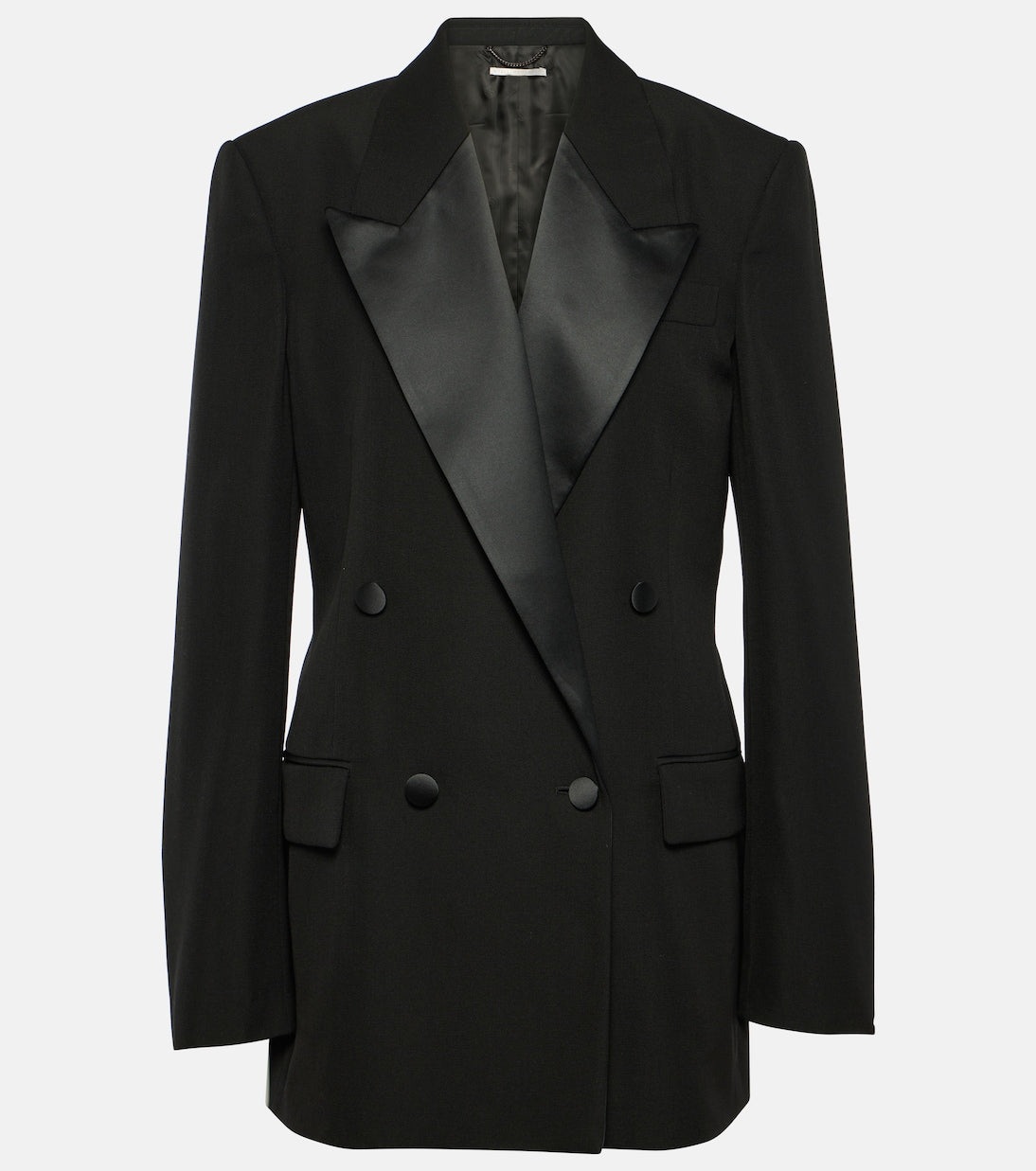 Stella McCartney Double Breasted Wool Tuxedo, Black