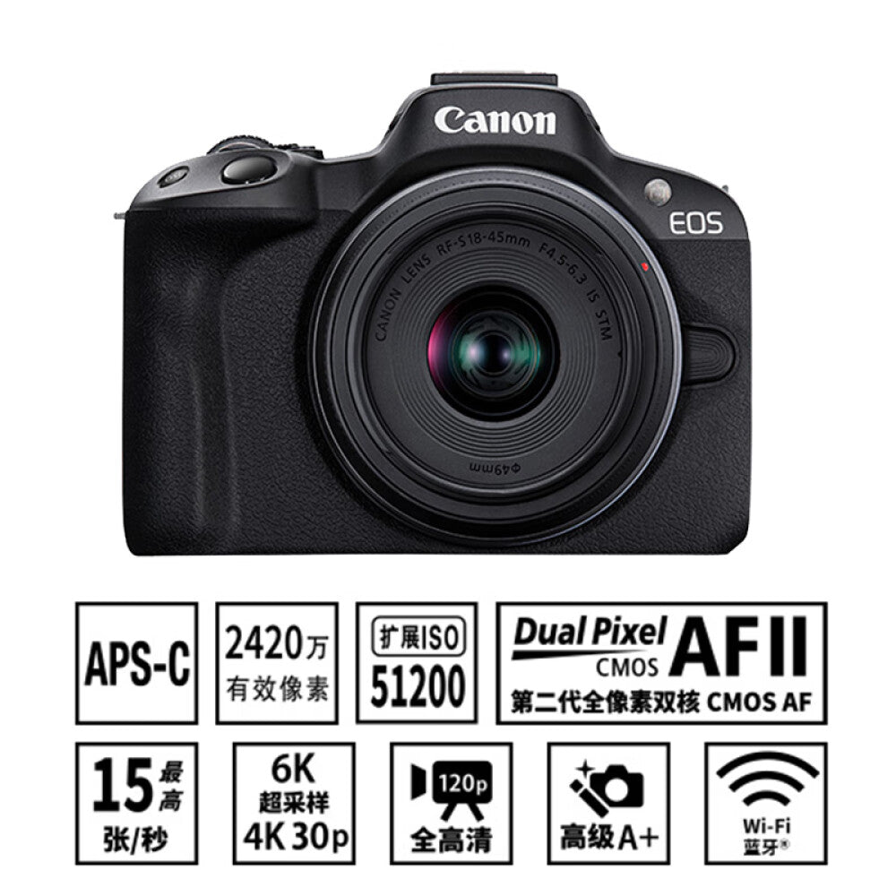 Camera Canon EOS R50 RF-S 18-45