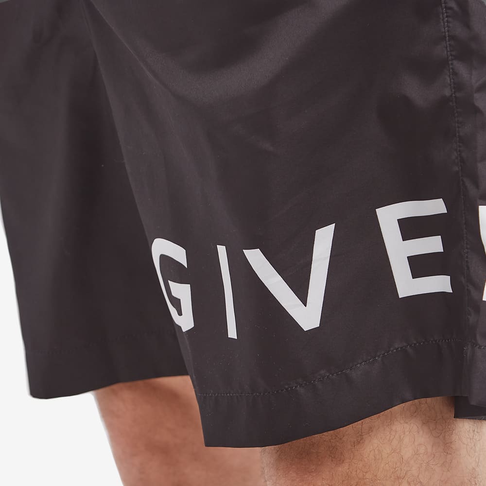 Givenchy Logo Long Swim Shorts