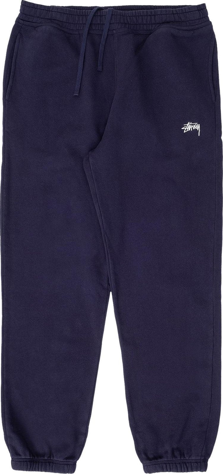 بنطال Stussy Stock Logo "Navy"، باللون الأزرق