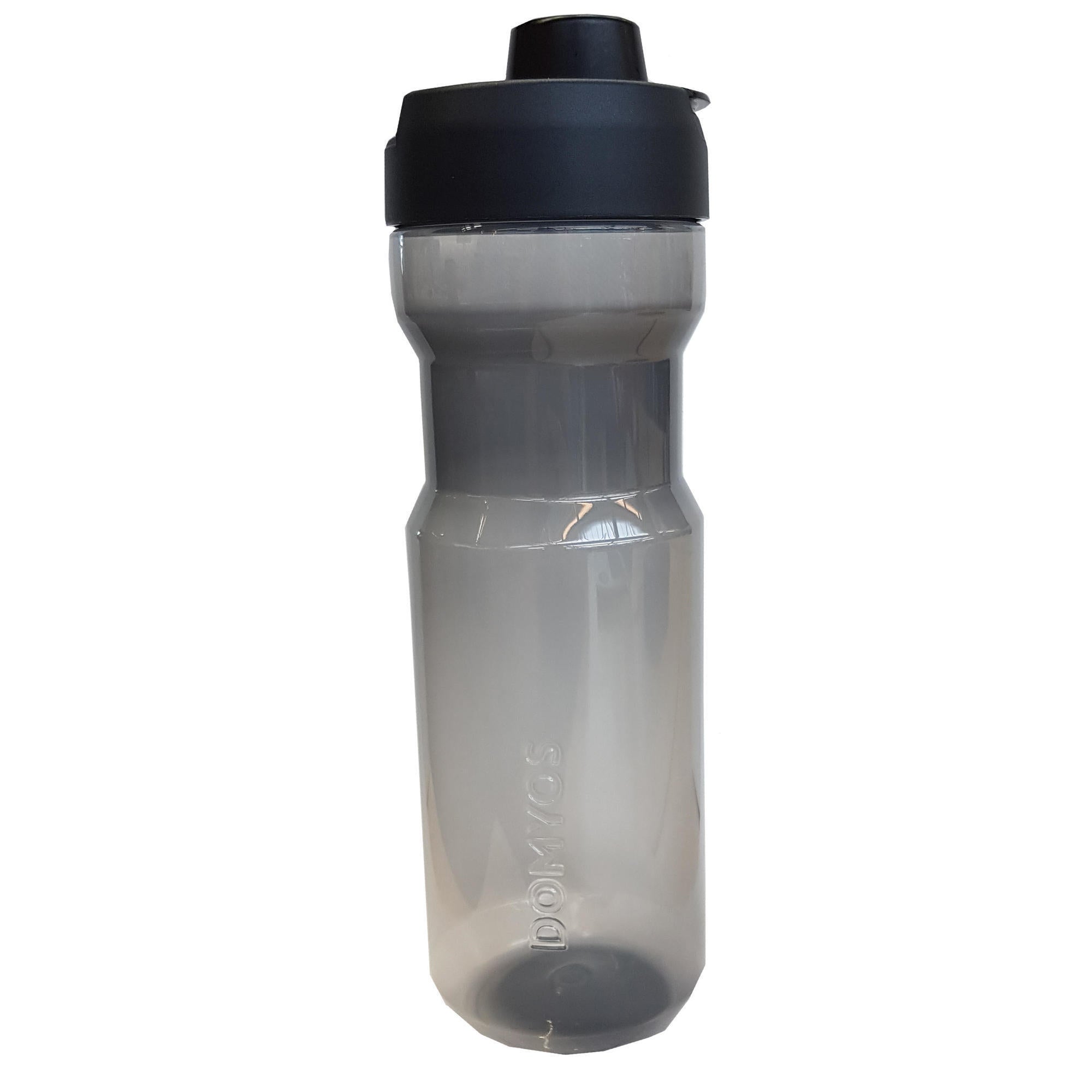 Drinking bottle 100 Fitness Cardio 500 ml DOMYOS, black/space gray