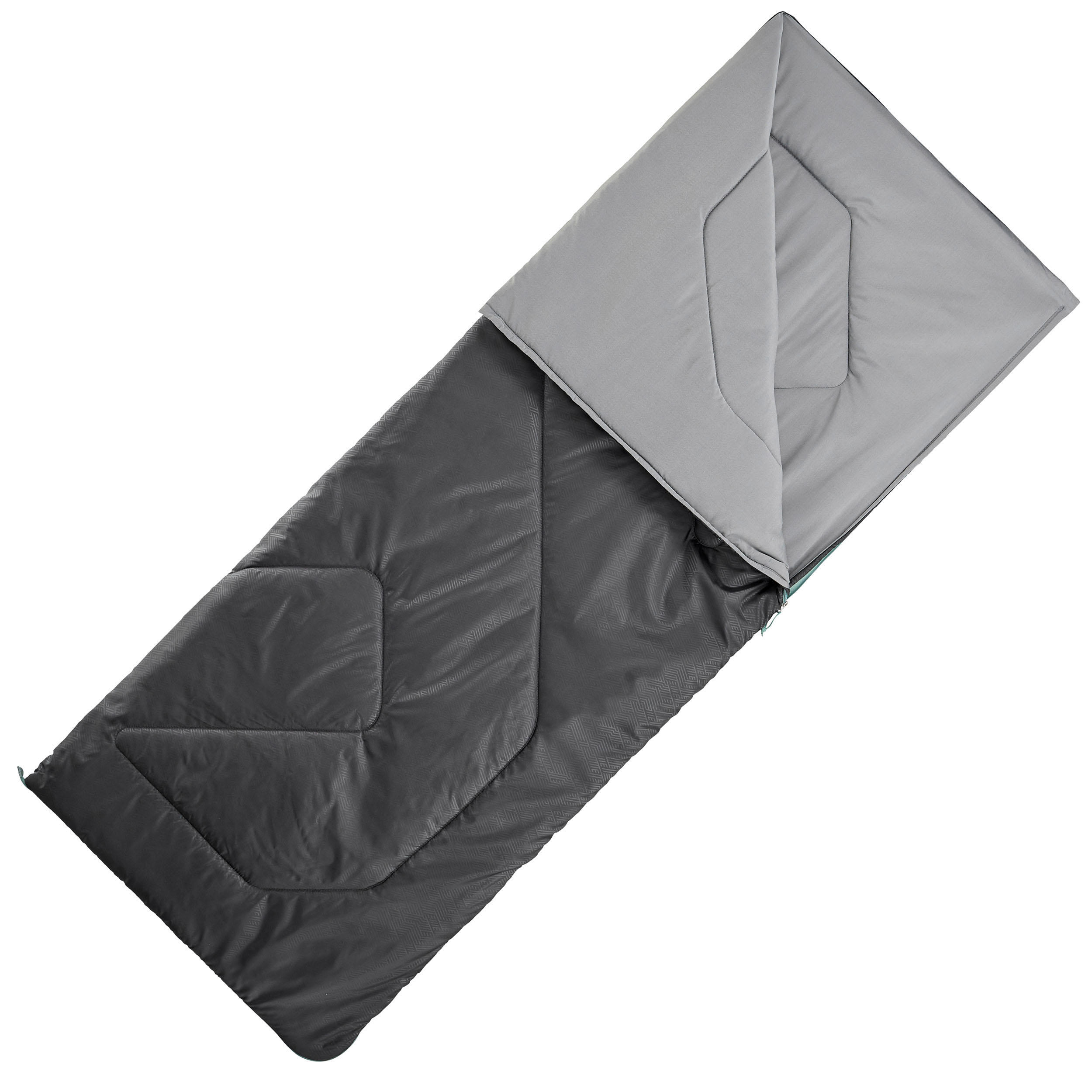 Hiking sleeping bag Quechua Arpenaz, black