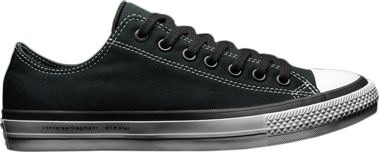 حذاء رياضي Converse Fragment Design x Chuck Taylor All Star SE Ox Black، باللون الأسود