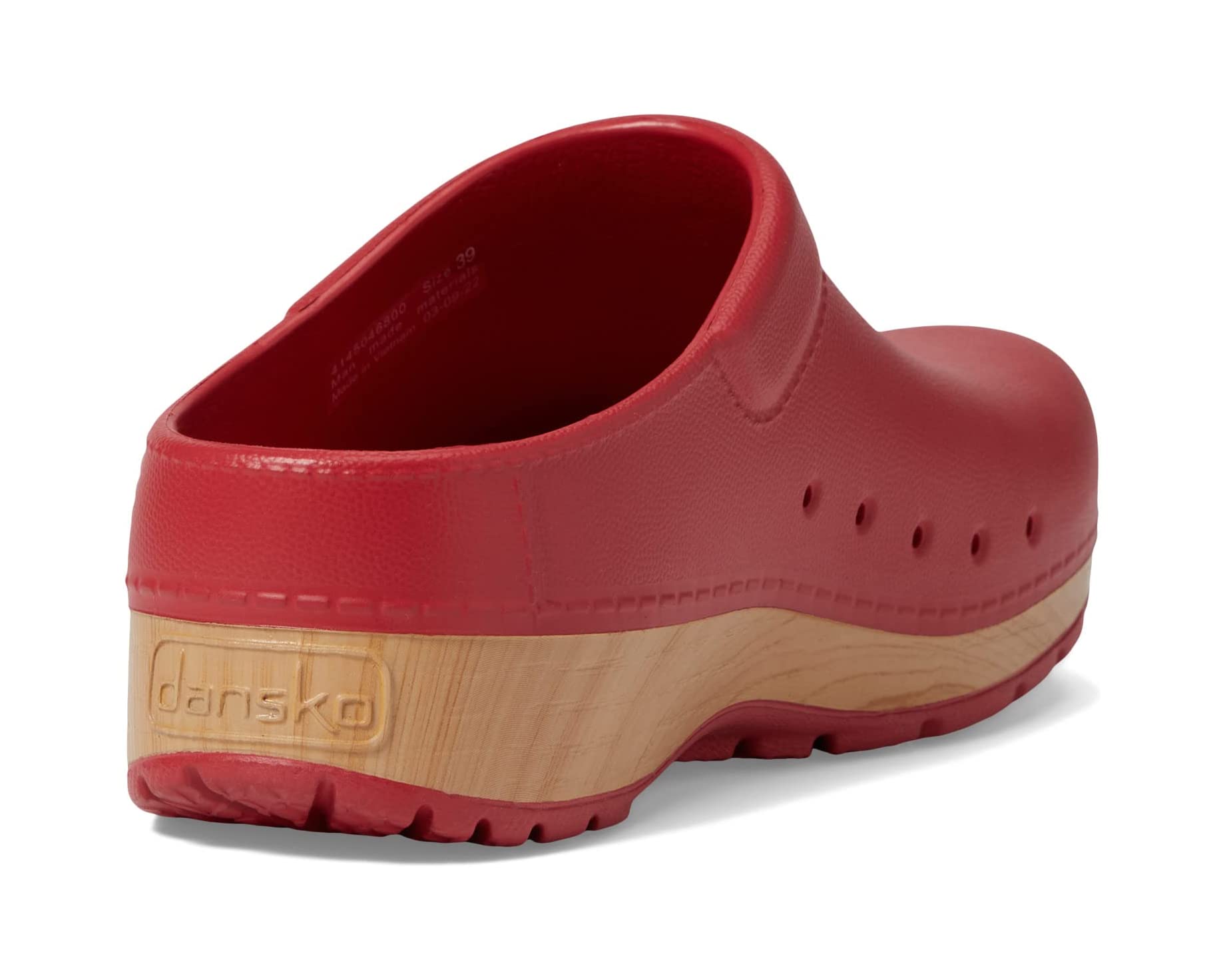 Kane Dansko clogs, red