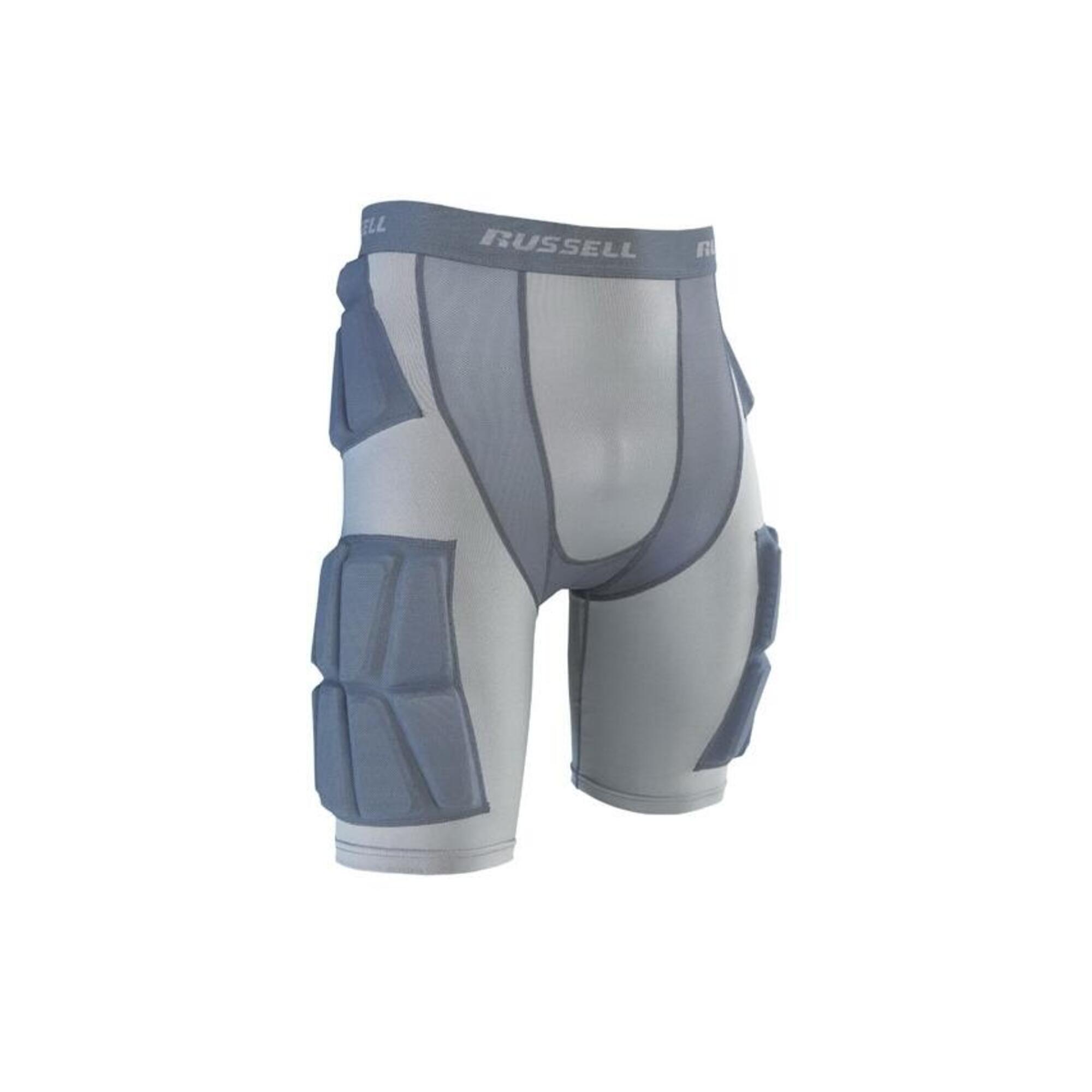 American Football Pants - 7 Integrated Pads - Adult (Gray) MM, Gray