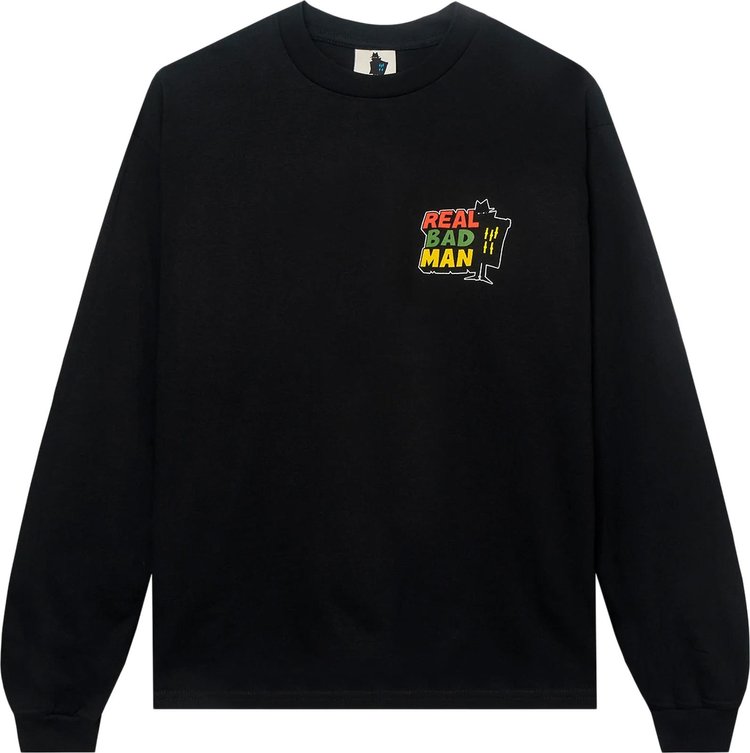 Real Bad Man RBM Logo Tee Vol 9 Long-Sleeve Tee 'Black', black