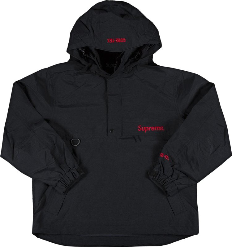 سترة GORE-TEX Anorak "Black" من Supreme، باللون الأسود