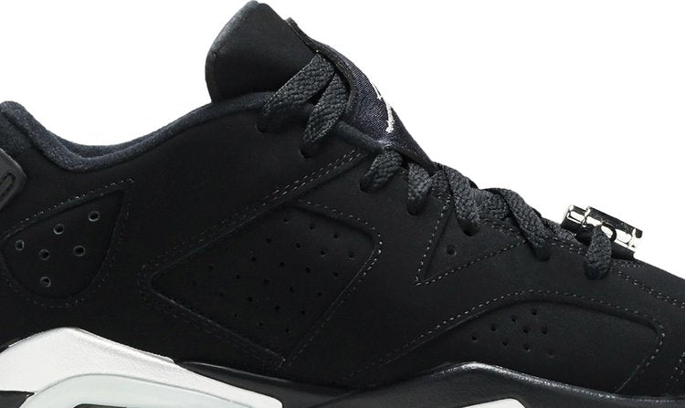 Air Jordan 6 Retro Low BG Chrome Sneakers, Black