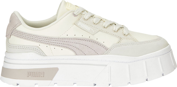 Sneakers Puma Wmns Mayze Stack Luxe Marshmallow Marble, white