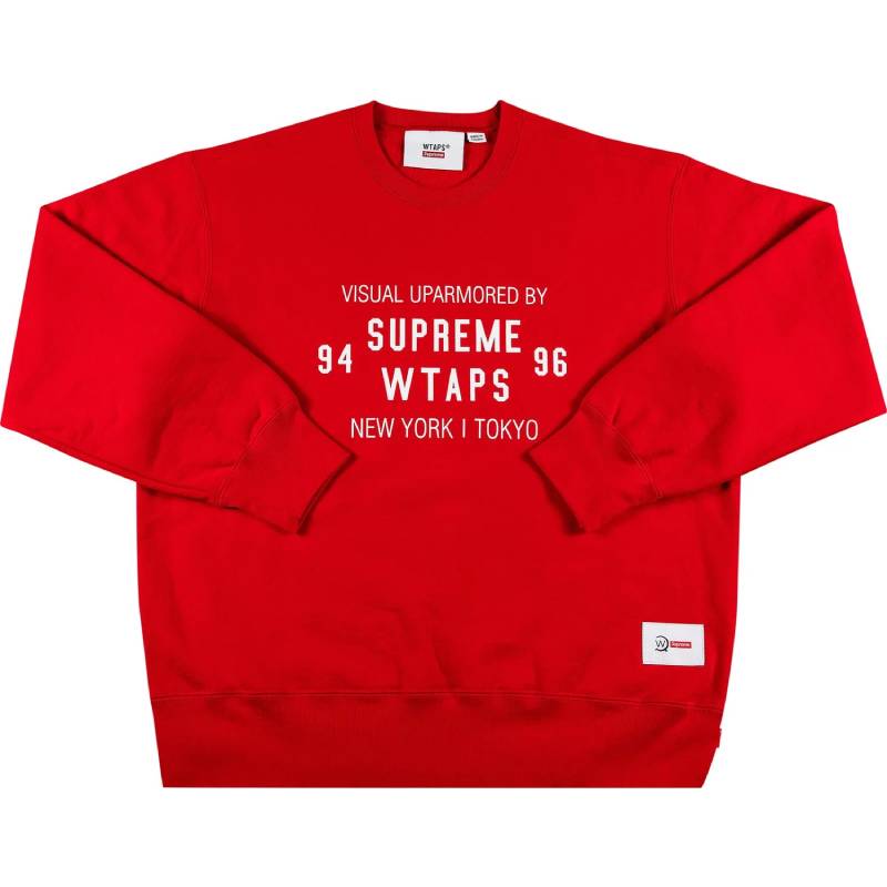 Supreme x WTAPS Crewneck Sweatshirt, olive