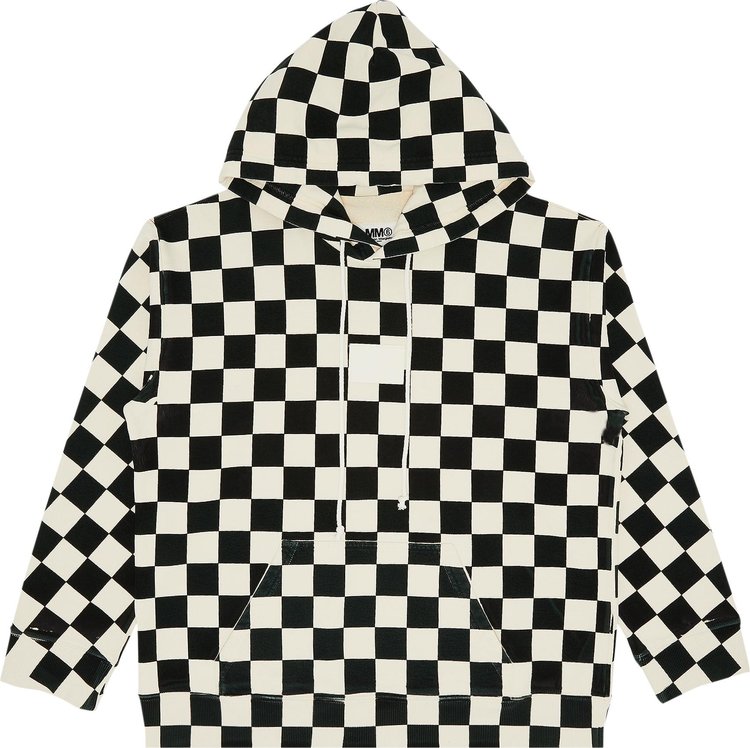 سويت شيرت MM6 Maison Margiela "Grey Check"، باللون الرمادي