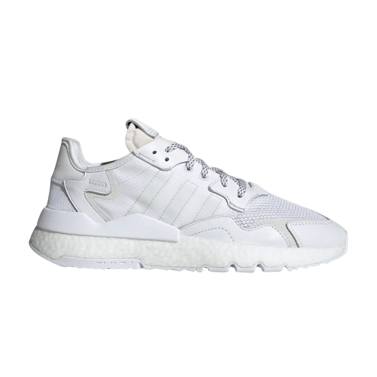 Adidas Nite Jogger 'Triple White' sneakers, white