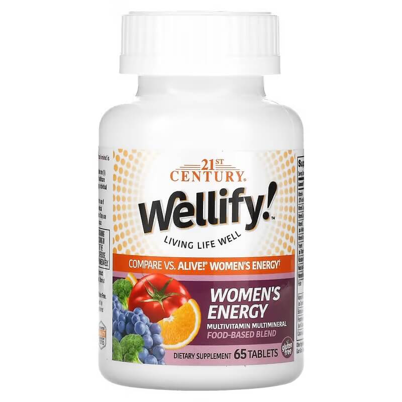 21st Century Wellify Women's Energy Multivitamin & Multimineral, 65 Tablets