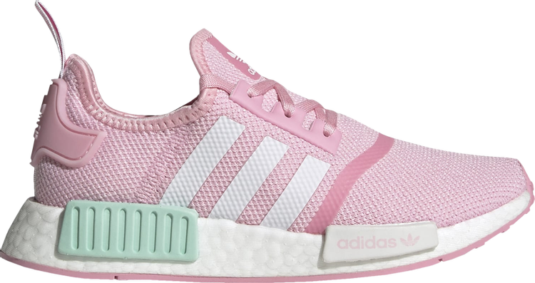 Adidas NMD_R1 J 'True Pink Clear Mint' sneakers, pink