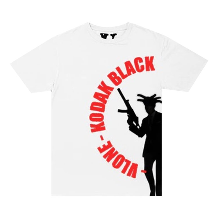 Vlone x Kodak Black Vulture T-Shirt 'White', White