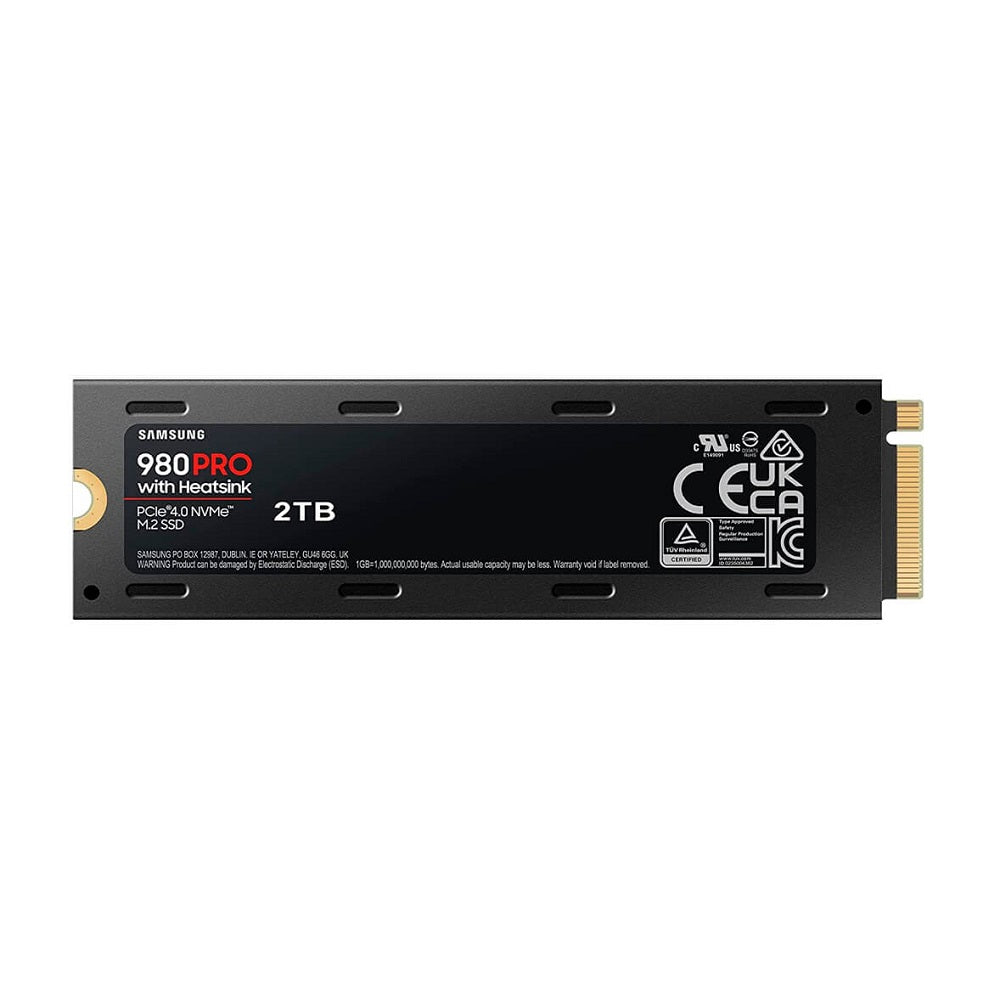 Samsung 980 PRO SSD with heatsink, 2 TB, M.2