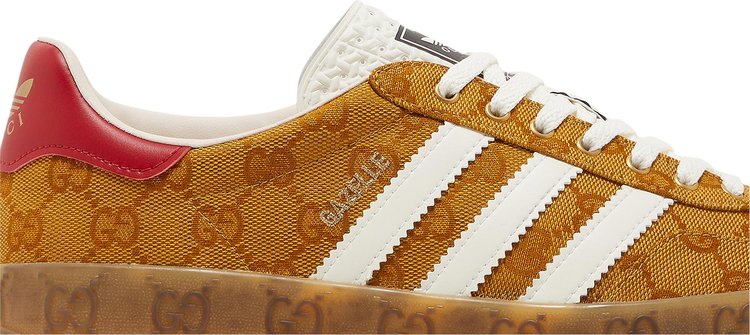 Adidas Adidas x Gucci Wmns Gazelle 'GG Monogram' sneakers, brown