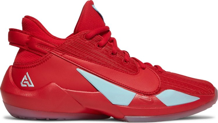 حذاء Nike Zoom Freak 2 GS 'Red Glacier Ice' باللون الأحمر