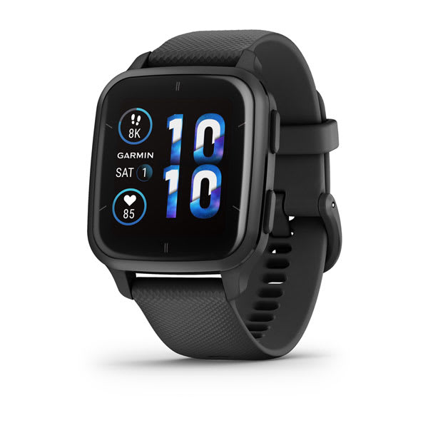 Smartwatch Garmin Venu Sq 2 - Music Edition, black with gray aluminum bezel