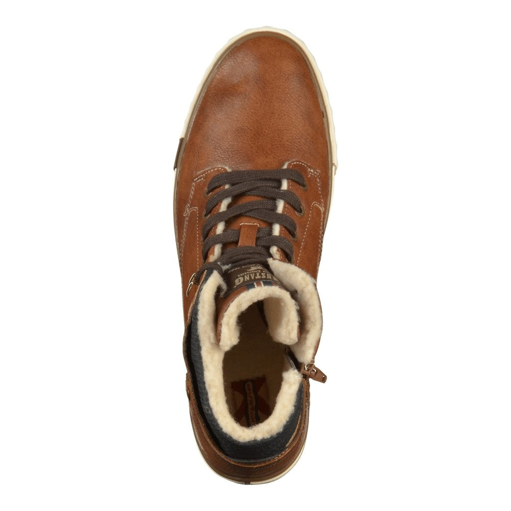 Mustang Zapatillas Altas sneakers, chestnut