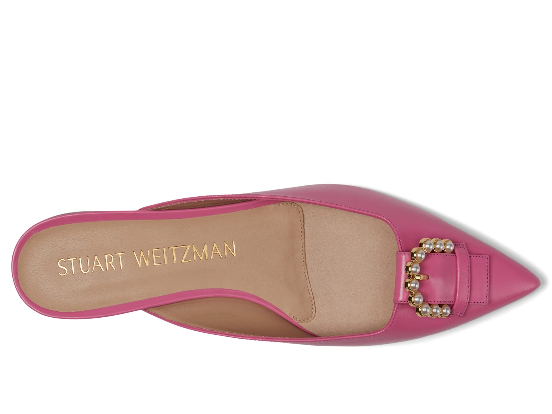 Shoes Stuart Weitzman, Pearl Buckle Mule