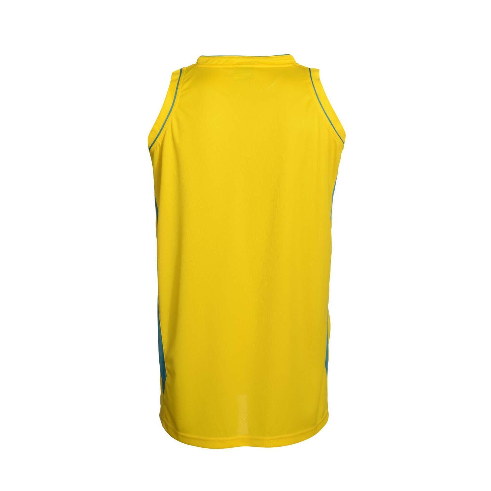 PEAK Australia unisex basketball jersey, yellow