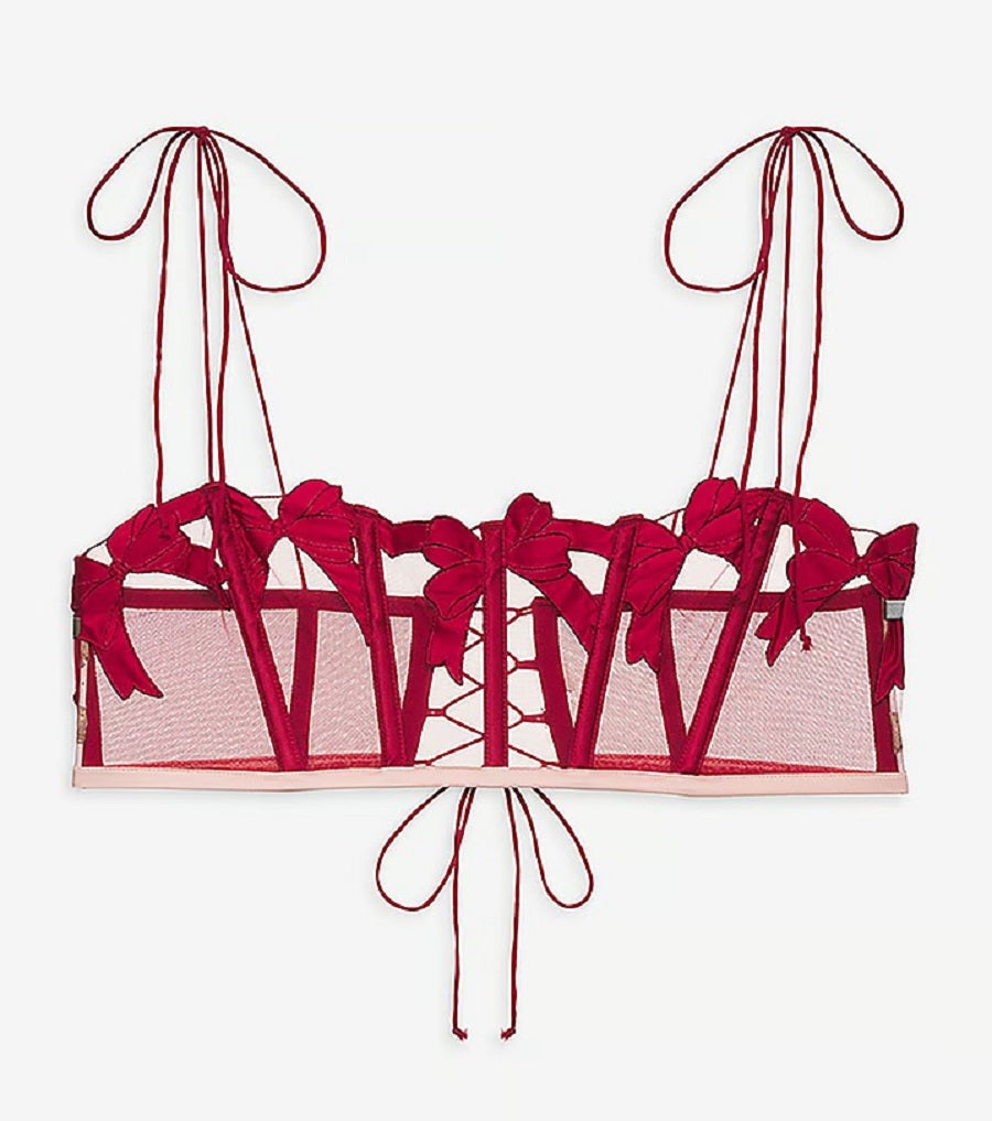 Bra For Love & Lemons Acacia Underwire, dark red