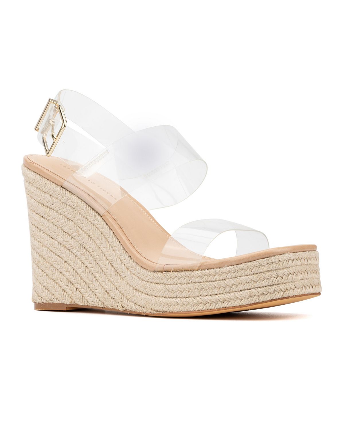 Women's Billie sandals with wide wedges Fashion To Figure