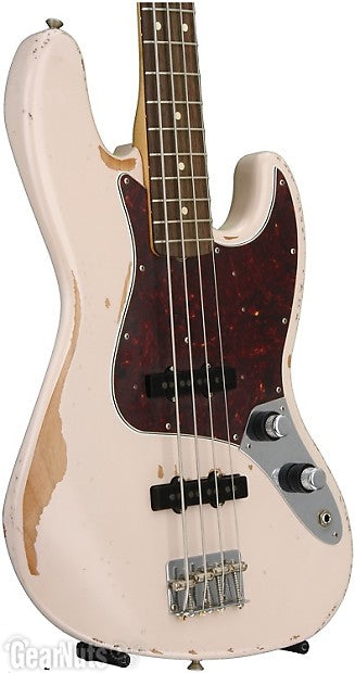 Fender Flea Jazz Bass - Shell Pink Road Worn 0141020356