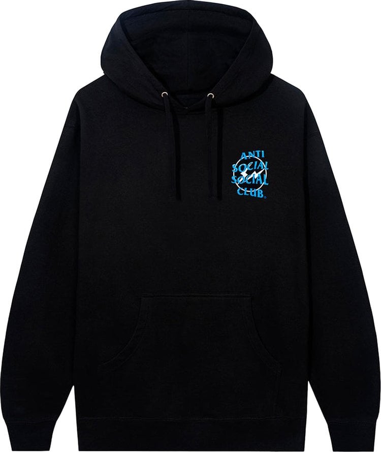 Anti Social Social Club x Fragment Precious Petals Hoodie 'Black/Blue', black