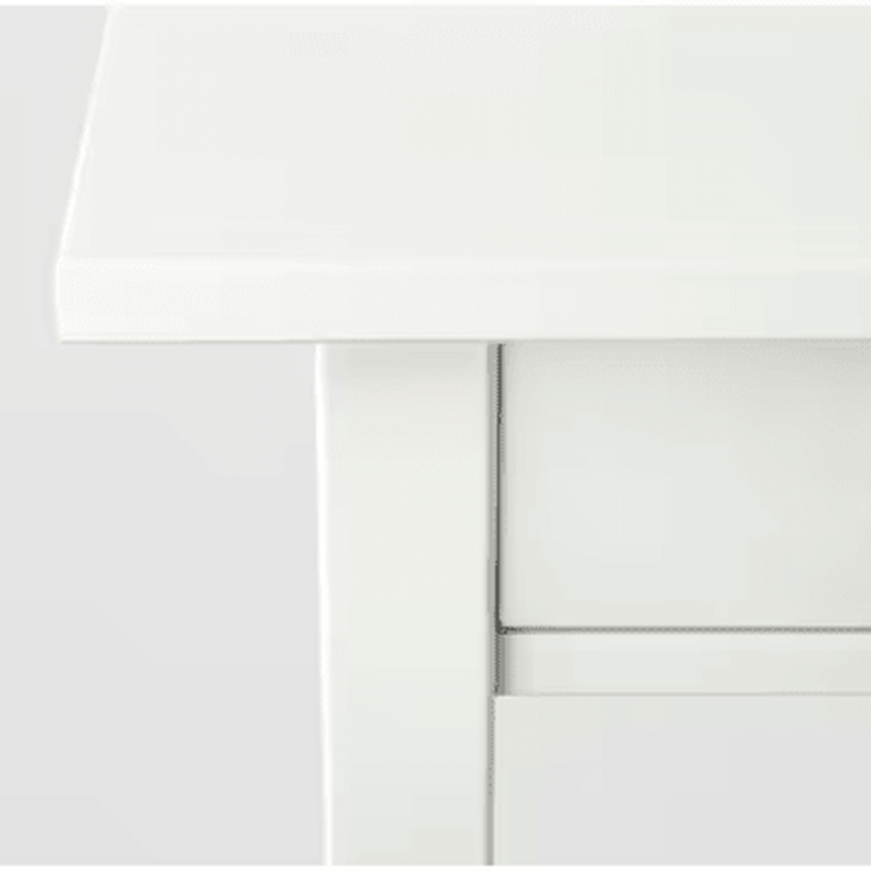 Bedside table Ikea Hemnes 46x35, white