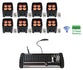 (8) Rockville BEST PAR 50 Battery Flush Lights Wireless DMX+384 Ch .  Controller (8) BEST PAR 50+ROCKFORCE W4