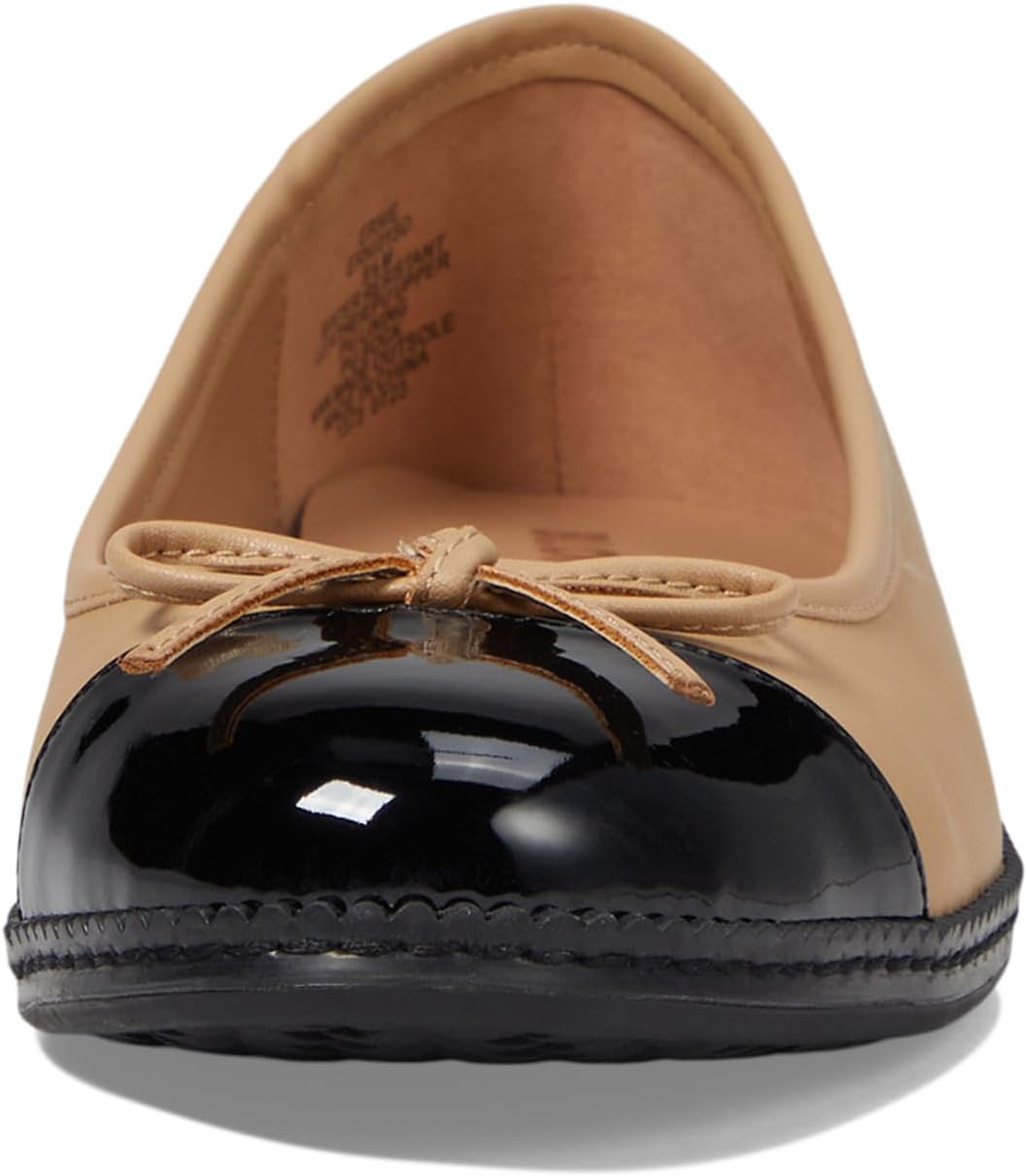 Erni Waterproof Blondo Sand Leather Ballerinas