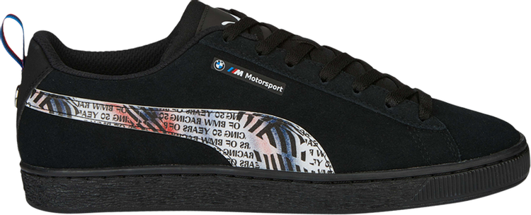 حذاء رياضي Puma BMW Motorsport x Suede Classic باللون الأسود، أسود