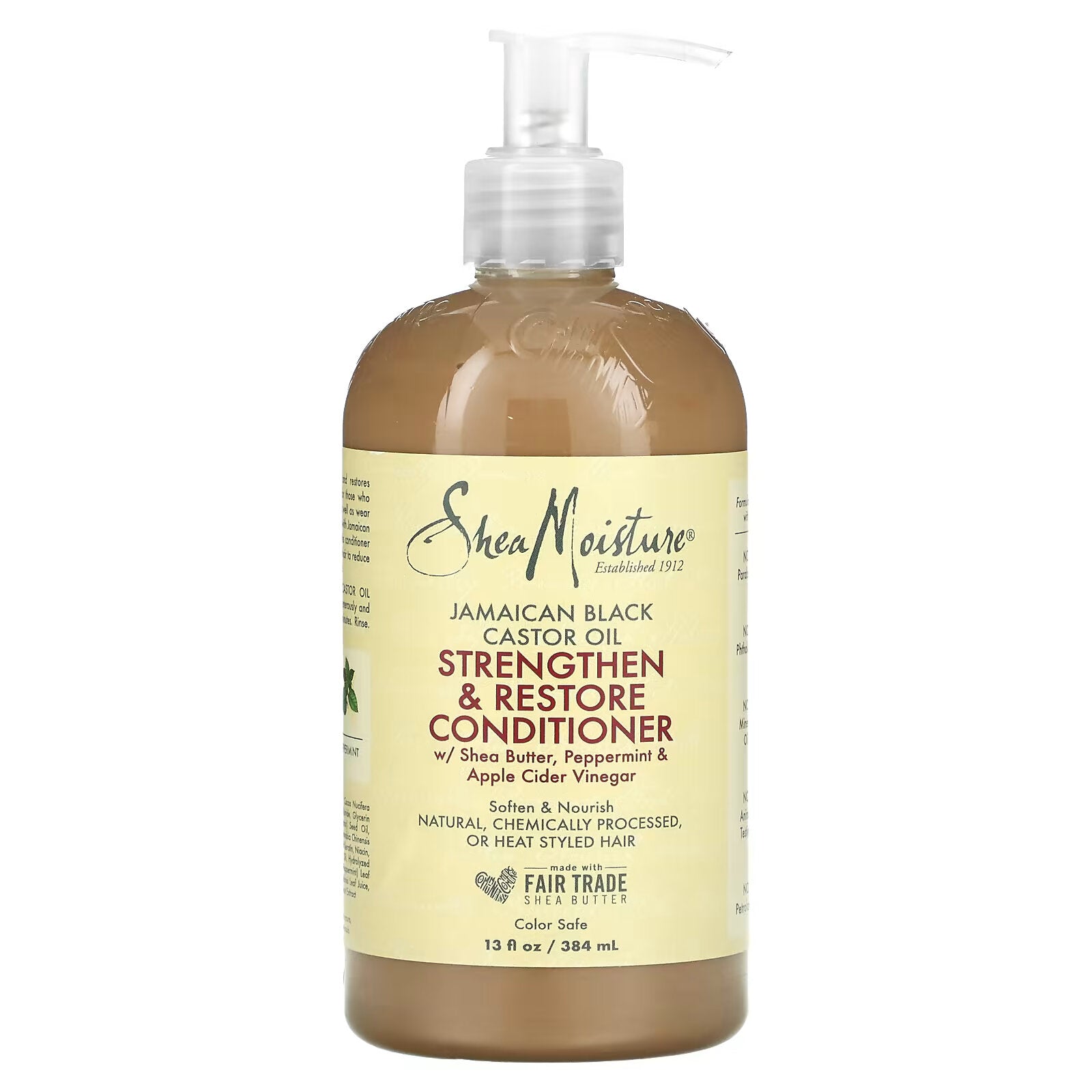 SheaMoisture, Jamaican Black Castor Oil Strengthening & Repairing Conditioner, 384 ml (13 fl oz)