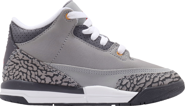 Air Jordan 3 Retro PS Cool Gray 2021 Sneakers, Gray