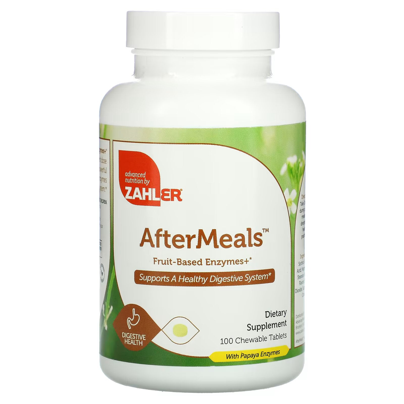 Zahler, AfterMeals, Fruit Enzymes, 100 Chewable Tablets