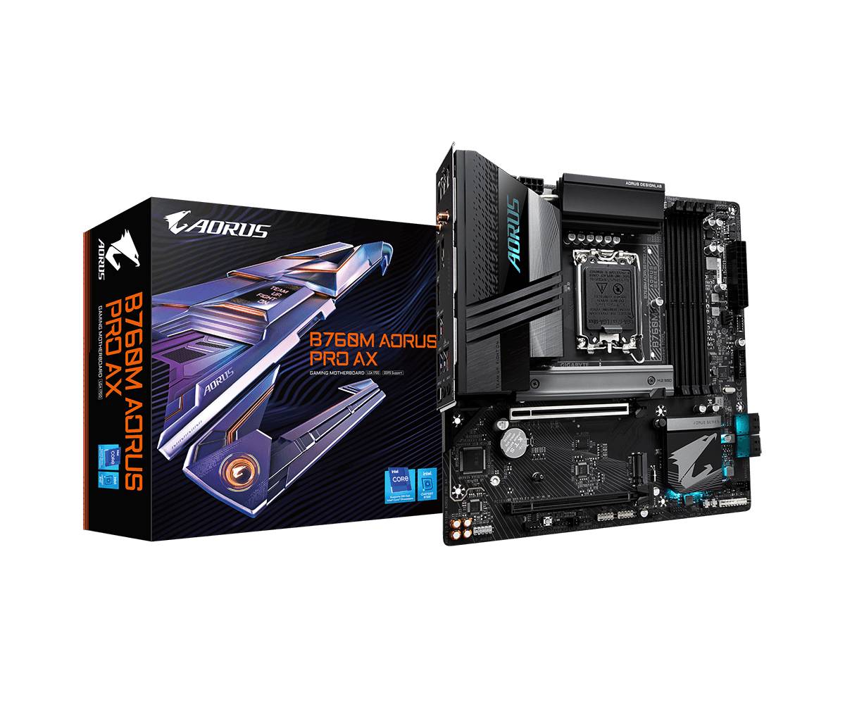 اللوحة الرئيسية GIGABYTE B760M AORUS PRO AX