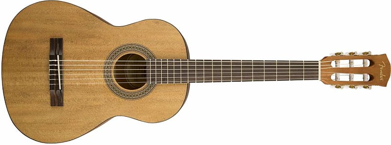 نظام Fender FA-15N الصوتي 3/4 مع أوتار نايلون وحقيبة