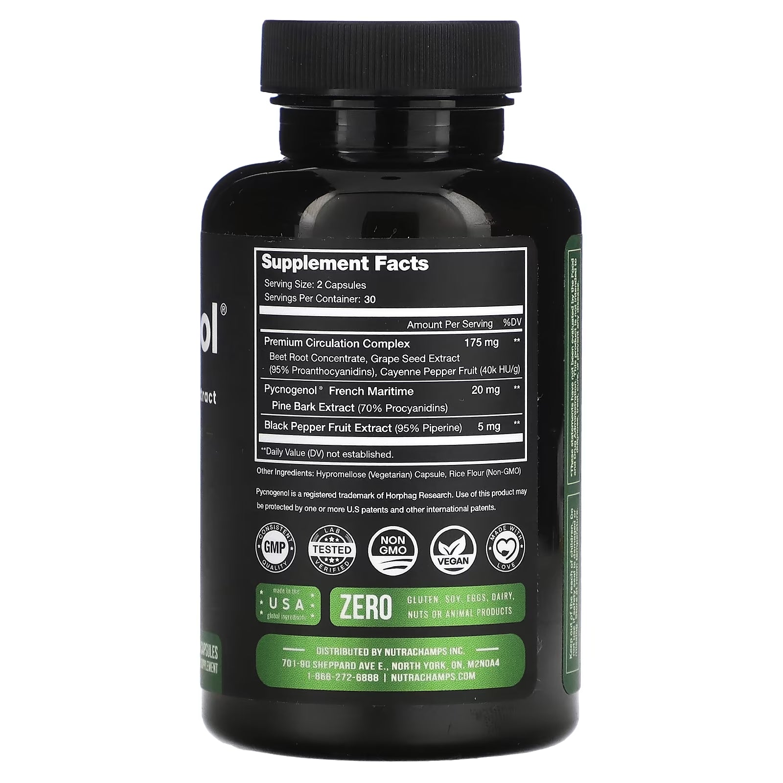 Pycnogenol NutraChamps, 60 capsules