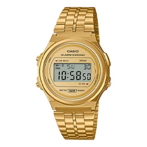 CASIO YOUTH Series Vintage Series Fashion Stylish Retro Small Business Casual Small Dial Waterproof Quartz Stainless Steel Strap Color Watch Analog Unisex Mens Gold Digital ,  yellow