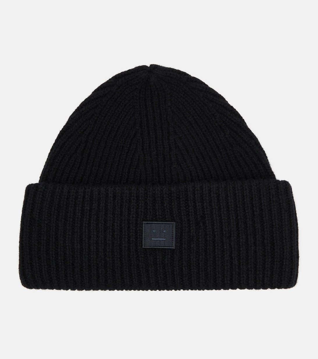 Acne Studios Ribbed Wool Hat, Black