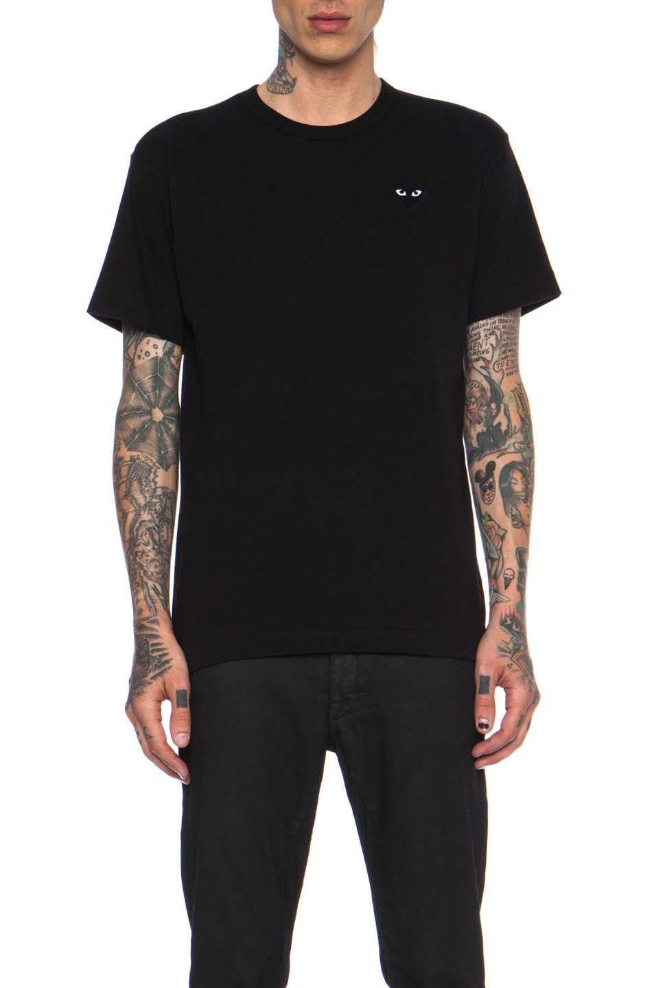 T-shirt Comme des Garçons Black Emblem Cotton, black