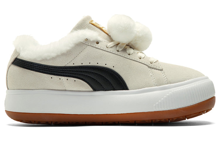 Women's sneakers Puma Suede Mayu Fur, beige