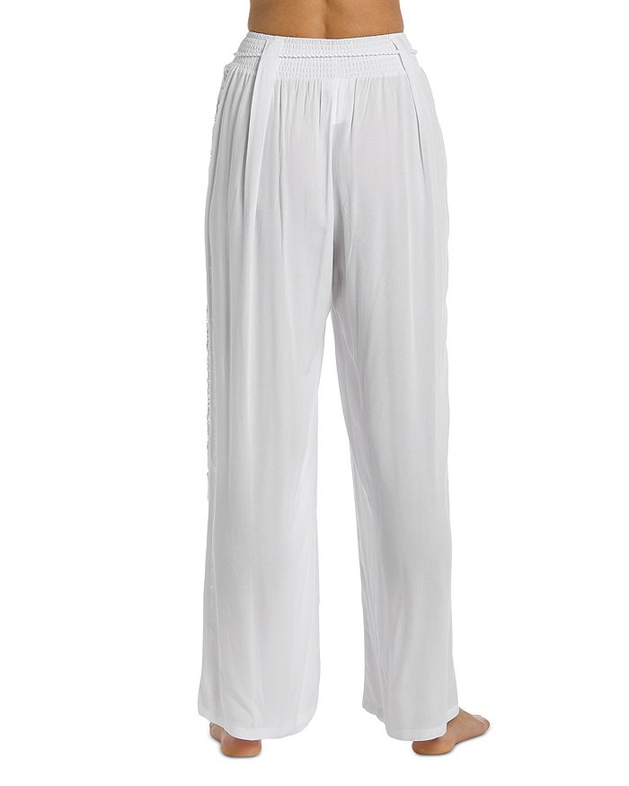 Coastal Pants with La Blanca Crochet Trim