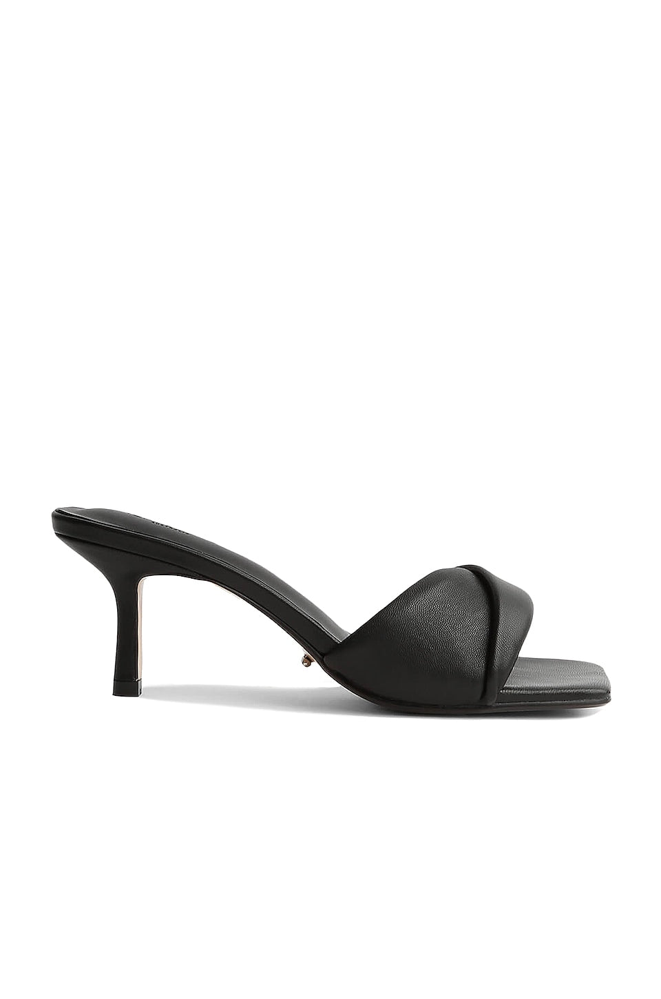 Tony Bianco Alexa Mules, Black Nappa