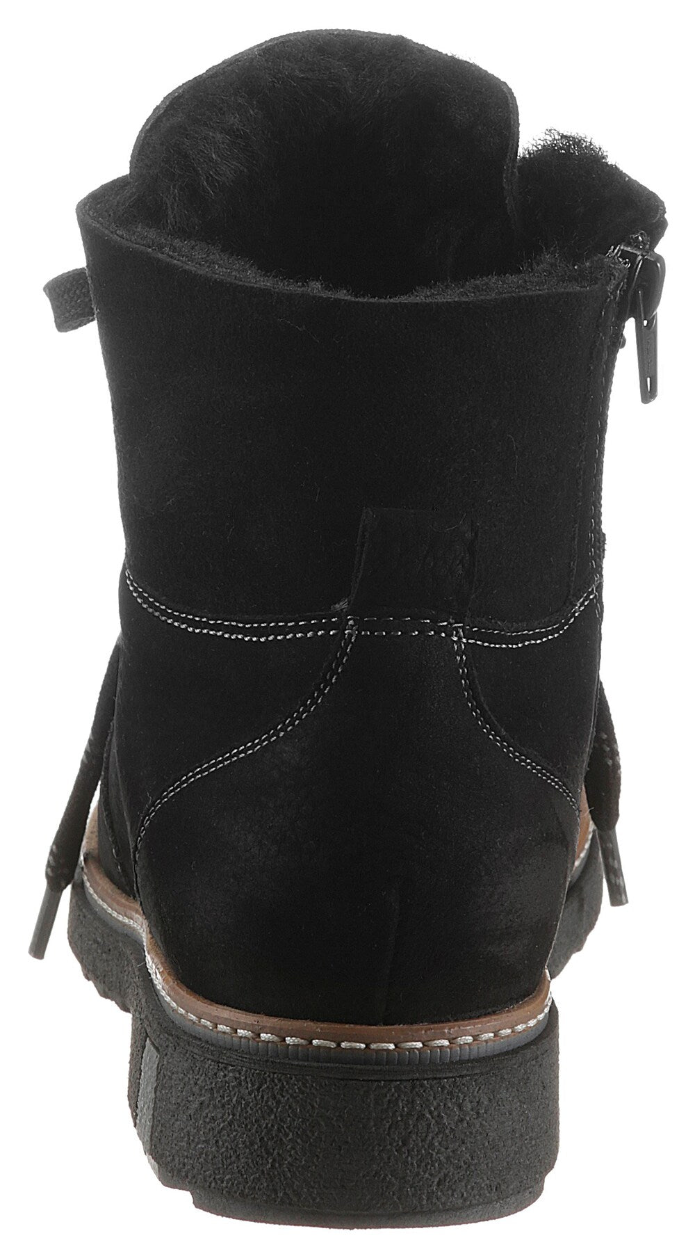 Waldläufer Hitomi lace-up ankle boots, black