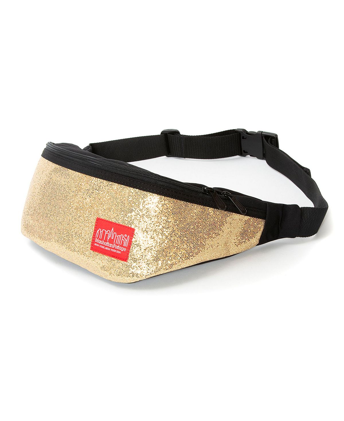 Limelight Brooklyn Bridge Manhattan Portage Belt Bag, Gold