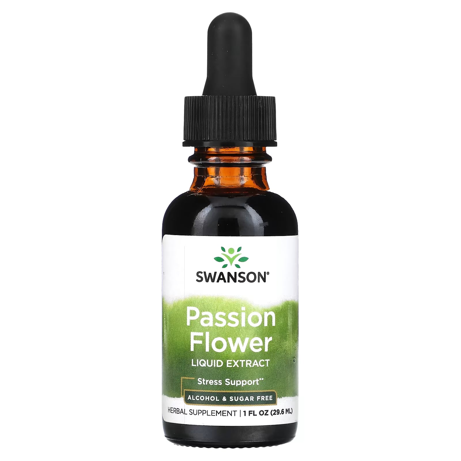 Dietary supplement Swanson Liquid passionflower extract without alcohol and sugar, 29, 6ml