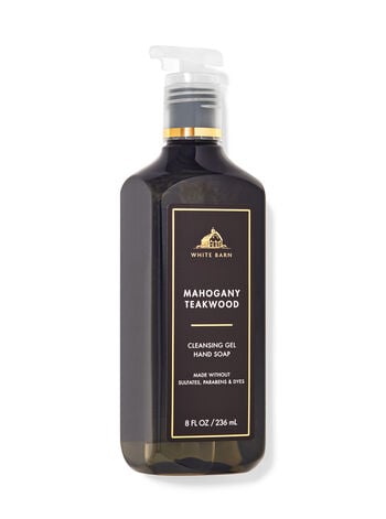 Mahogany Teakwood Cleansing Gel Hand Soap, 8 fl oz / 236 mL, Bath and Body Works